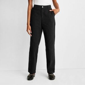 NWT Women's Yoke Seam Straight Denim Pant Future Collective with Reese Blutst 2